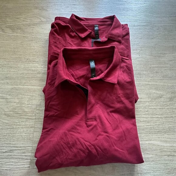 Glyder Men's Cardinal Eagle Pique Polo size L - Picture 2 of 9